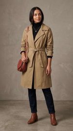 Trench Classique Beige - L'Intemporel Orkidia – Image 8