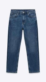 L'Essentiel Denim : Jean Droit Bleu Intemporel