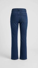 Jean Crop Droit Indigo - Coupe Moderne & Élégante – Image 2