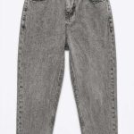 Jean Taille Haute Effet Patchwork