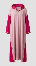 Caftan Poudré Orkidia - Raffinement Marocain