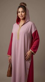 Caftan Poudré Orkidia - Raffinement Marocain – Image 2