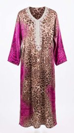 Caftan Beldi Orkidia - Éclat de Soie Sauvage
