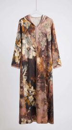 Caftan Beldi Orkidia - Éclat de Soie Sauvage