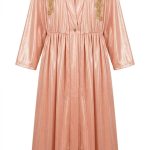 Robe-Chemise Beldi Orkidia : Éclat de Broderie Artisanale