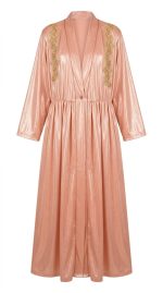 Robe-Chemise Beldi Orkidia : Éclat de Broderie Artisanale