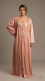 Robe-Chemise Beldi Orkidia : Éclat de Broderie Artisanale – Image 4