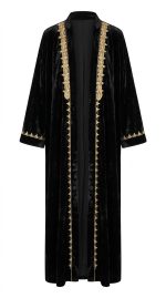 Kimono Beldi Émeraude : Élégance Brodé