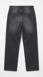 Élégance Discrète : Jean Droit Gris Anthracite – Image 2