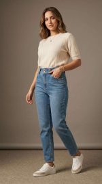 Jean Vintage Coupe Relax – L'Essentiel Décontracté – Image 4