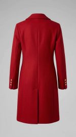 Rouge Passion : Manteau d'Officier Moderne – Image 2