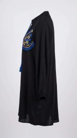 Robe Noire Étoilée - Broderie Artisanale Vale – Image 3