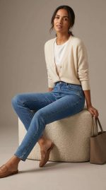 Élégance Denim : Jean Slim Taille Haute – Image 4