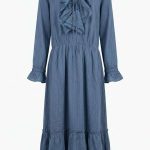 Robe Hatun : L'Élégance Indigo