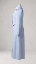 Élégance Rayée : La Robe Cintrée Parfaite – Image 3