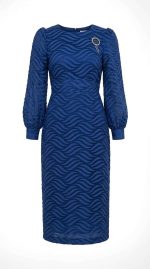 Robe Pablo Bleu Nuit : Élégance Intemporelle