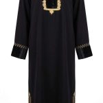 Robe Beldi Noire Étoilée