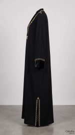 Robe Beldi Noire Étoilée – Image 3