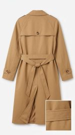 Trench-coat Classique Beige L'Intemporel | Orkidia Fashion – Image 2