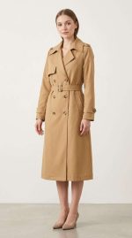 Trench-coat Classique Beige L'Intemporel | Orkidia Fashion – Image 6