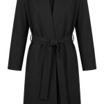 Robe Kimono Noire Intemporelle