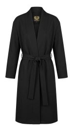 Robe Kimono Noire Intemporelle