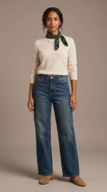 Riviera : Le Jean Délavé Élégance Décontractée – Image 3