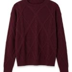 Pull Bordeaux Étoffe Précieuse
