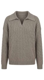 Pull Claudine Tressé Élégance Intemporelle