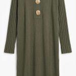 Robe Dori Olive : Élégance Discrète