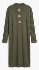 Robe Dori Olive : Élégance Discrète