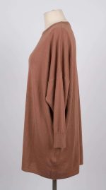 Tunique Oversize en Maille Douce - Vieux Rose – Image 2