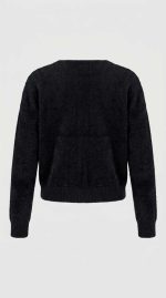 Élégance Texturée : Cardigan Court en Maille Douce – Image 2