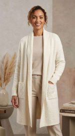 Élégance Cocooning : Le Cardigan Fluide – Image 4