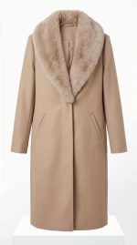 Élégance Douceur : Manteau Camille en Fausse Fourrure