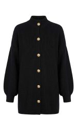 Cardigan Noir Éternel – Élégance au Quotidien