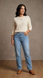 Jeans Vintage Coupe Authentique – Image 4