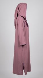 Tunique Beldi Orkidia : L'Élégance Douce du Coton Velouté – Image 3