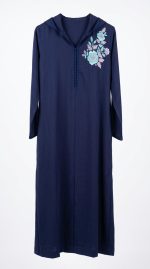 Élégance Beldi : Robe-Tunique Brodé Orkidia