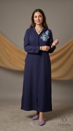 Élégance Beldi : Robe-Tunique Brodé Orkidia – Image 4
