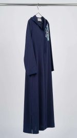 Élégance Beldi : Robe-Tunique Brodé Orkidia – Image 3