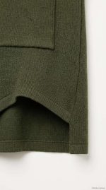 Gilet Long en Maille Vert Olive - Cardigan Femme Chic – Image 5