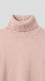 Pull à Col Roulé Douceur Cachemire - Rose Poudré – Image 3