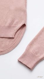 Pull à Col Roulé Douceur Cachemire - Rose Poudré – Image 4