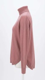 Pull à Col Roulé Douceur Cachemire - Rose Poudré – Image 2