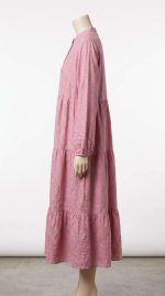 Robe Rose Éclosion Brodé – Image 3