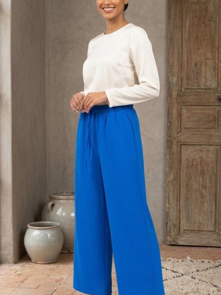 Pantalon Large Femme Taille Élastique | Orkidia Fashion Nador
