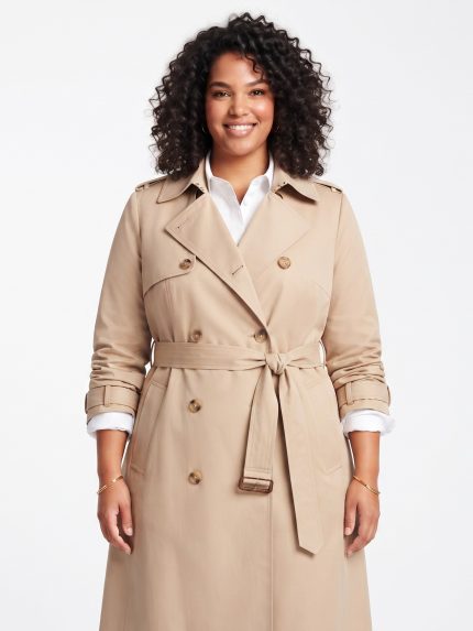 Affichez un look chic et intemporel avec notre collection de trench-coats Grande Taille. Des pièces élégantes qui ajoutent une touche de raffinement et de structure à votre silhouette, tout en vous garantissant un confort absolu pour la mi-saison