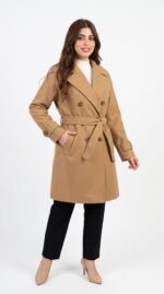 Manteau camel porte studio - Orkidia Fashion Nador
