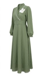 Robe kaki profil - Orkidia Fashion Nador